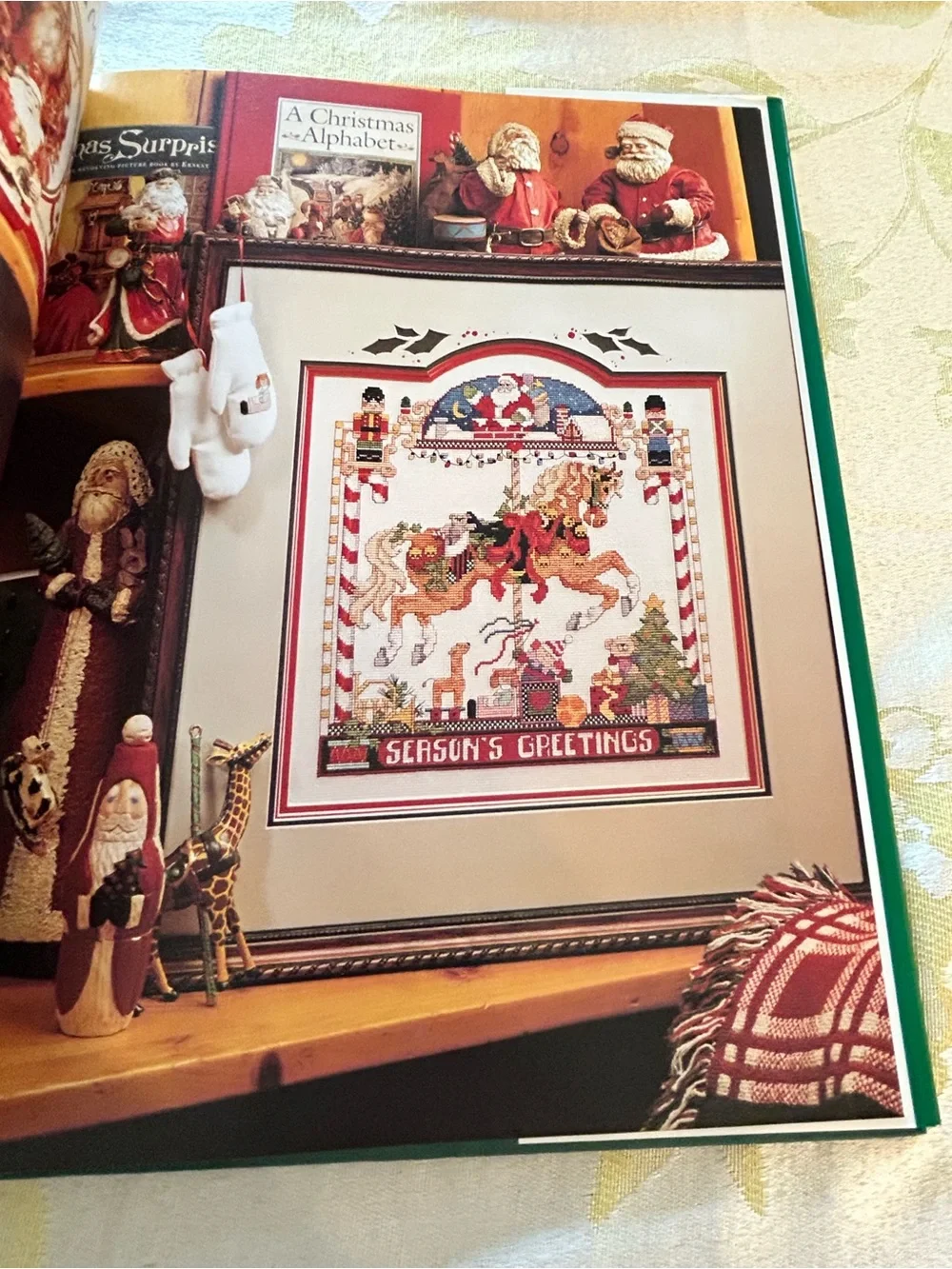 Carousel Horses in Cross Stitch